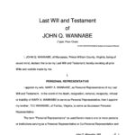 39 Last Will And Testament Forms & Templates ᐅ Templatelab In Will Template Sample