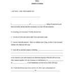 39 Last Will And Testament Forms & Templates ᐅ Templatelab Inside Will Template Sample