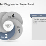 4 Step Circles Diagram For Powerpoint Pertaining To Step Template With Circles And Numbers Sample