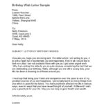 40 Best Happy Birthday Letters (For Husband, Mom, Friend Etc.) Throughout Free Letter Of Wishes Sample Template