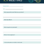 40 Best One To One Meeting Templates (100% Free) Inside One On One Meeting Sample Template