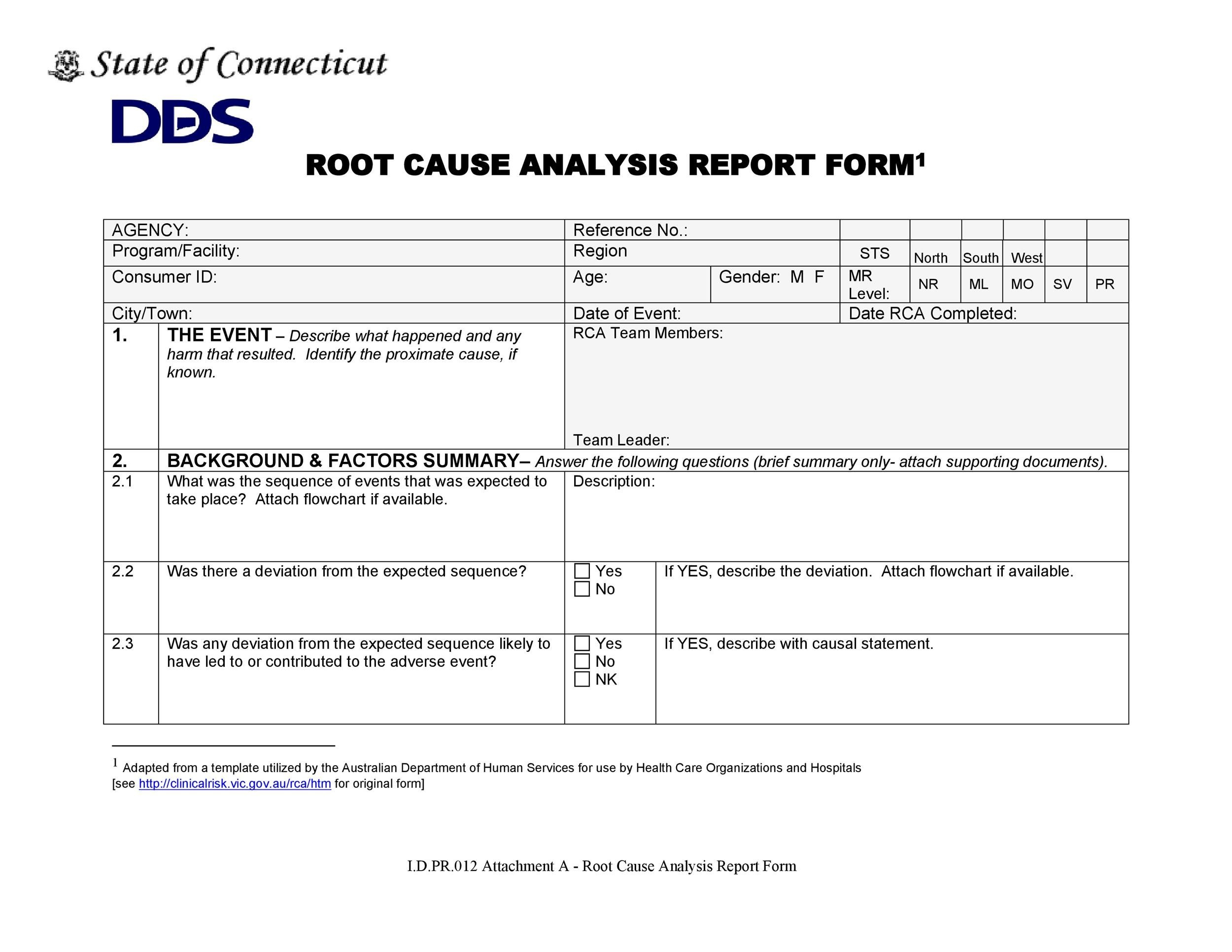 40+ Effective Root Cause Analysis Templates, Forms &amp;amp; Examples inside RCA Sample Template