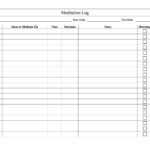 40 Great Medication Schedule Templates (+Medication Calendars) Within Medication Sample Log Template