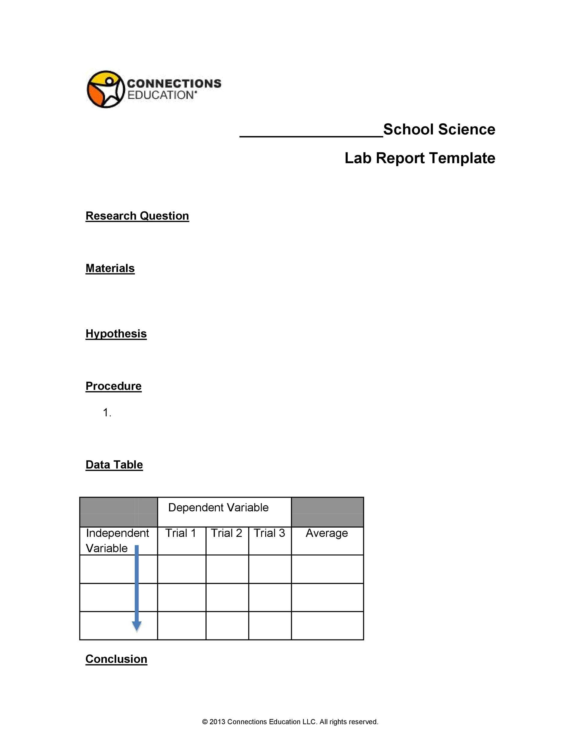 40 Lab Report Templates &amp;amp; Format Examples ᐅ Templatelab with regard to Test Report Sample Template