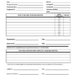 40 Printable Work Order Templates (Excel, Word, Pdf) Throughout Work Order Form Template Sample