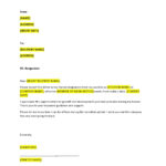 40 Two Weeks Notice Letters (& Resignation Letter Templates) Inside Resignation Letter With 2 Weeks Notice Sample Template