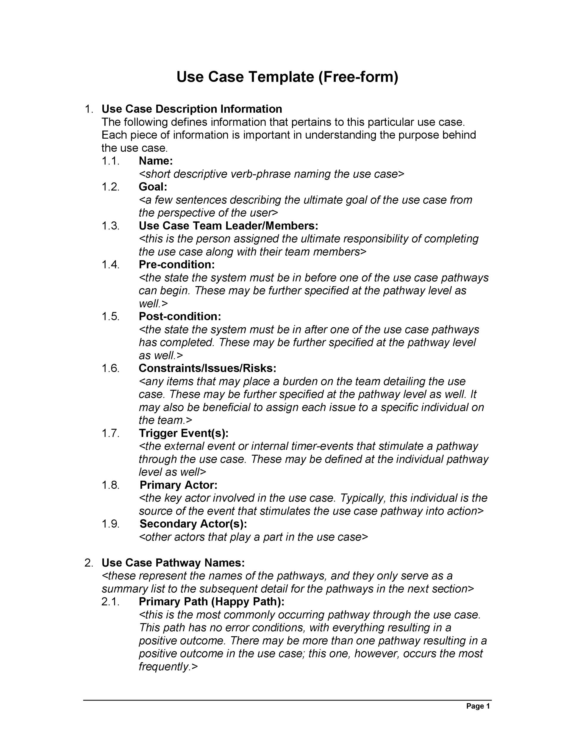 40 Use Case Templates &amp;amp; Examples (Word, Pdf) ᐅ Templatelab throughout Use Case Sample Template