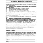 41 Effective Behavior Contract Templates (+Examples) ᐅ Templatelab Pertaining To Sample Behavior Contract Template