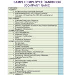 42 Best Employee Handbook Templates & Examples ᐅ Templatelab Inside Free Sample Employee Handbook Template