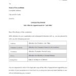 42 Professional Employment Offer Letter Templates [Word] In Employment Offer Letter Template Sample