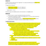 44 Non Disclosure Agreement Templates [Nda Forms] Regarding Non Disclosure Agreement Sample Template