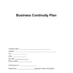 46 Best Business Continuity Plan Templates [Word & Pdf] Pertaining To Sample BCP Template