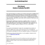 46 Best Business Continuity Plan Templates [Word & Pdf] With Regard To Small Business Continuity Plan Sample Template