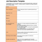 47 Job Description Templates & Examples ᐅ Templatelab Intended For Job Description Template Sample