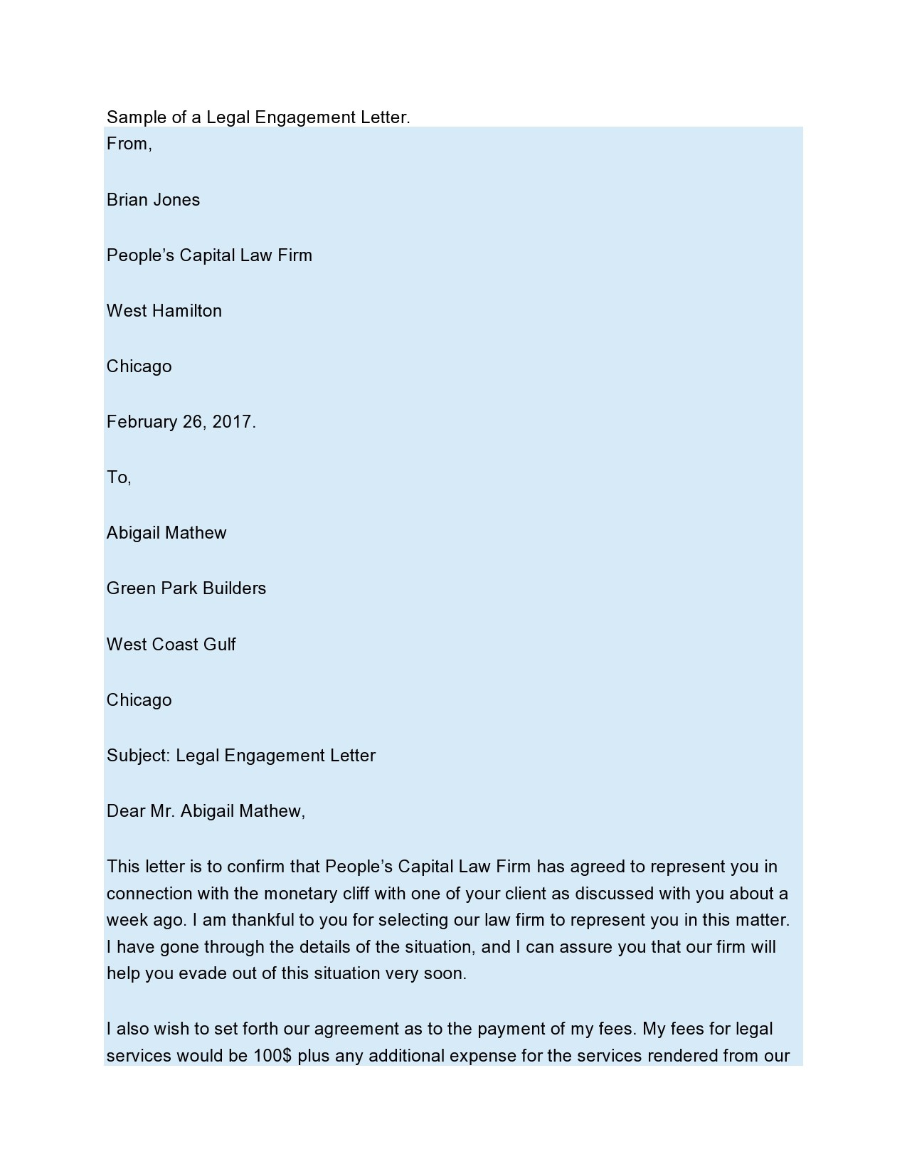 47 Professional Legal Letter Formats (&amp;amp; Templates) ᐅ Templatelab inside Legal Writing Sample Template