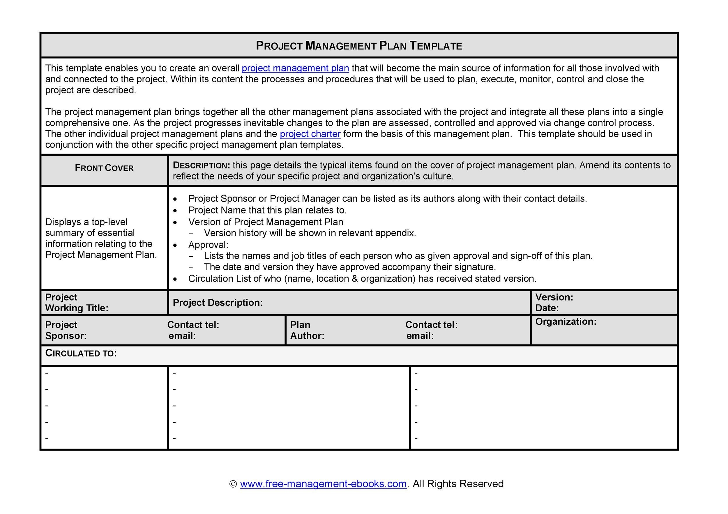 48 Professional Project Plan Templates [Excel, Word, Pdf] ᐅ intended for Project Outline Template Sample