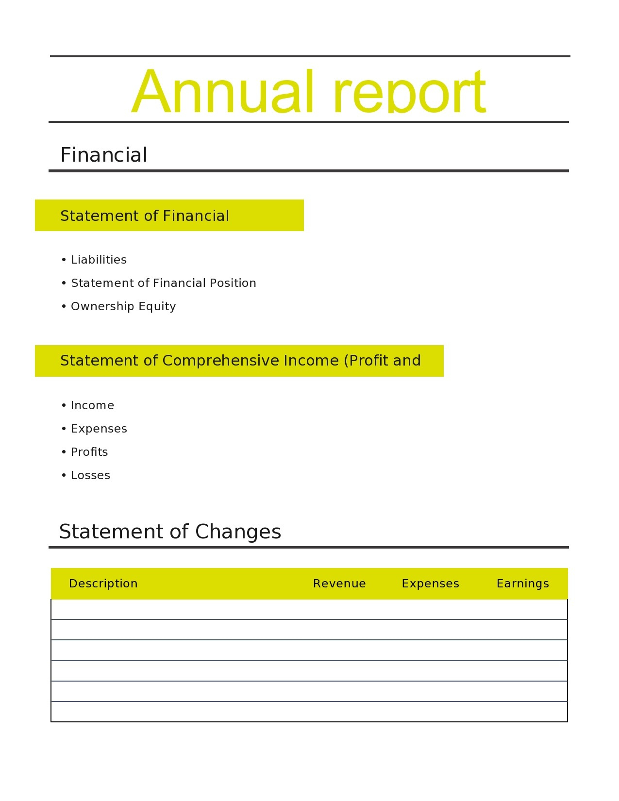 49 Free Annual Report Templates [Llc, Nonprofit..] ᐅ Templatelab pertaining to Year-End Report Sample Template