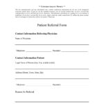 49 Referral Form Templates [Medical & General] ᐅ Templatelab Inside Medical Referral Letter Template Sample