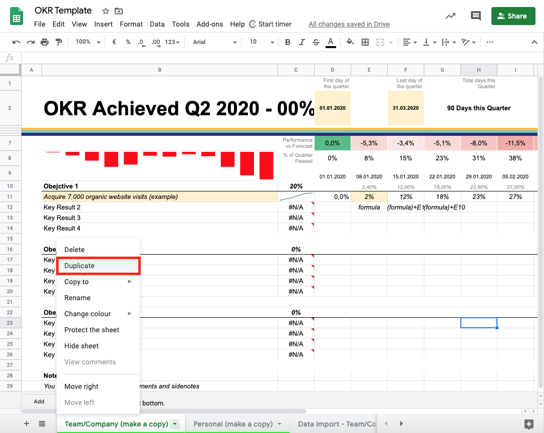 5 Best Okr Tracking Templates In 2024 with regard to OKR Sample Template