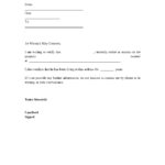 5+ Free Proof Of Residency Letter Templates | Cocosign Throughout Address Verification Letter Template Sample