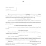 5+ Last Will And Testament Templates   Pdf Inside Will Template Sample