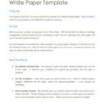 50 Best White Paper Templates (Ms Word) ᐅ Templatelab Pertaining To White Paper Sample Template