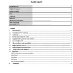 50 Free Audit Report Templates (Internal Audit Reports) ᐅ Templatelab Throughout Internal Audit Report Template Sample