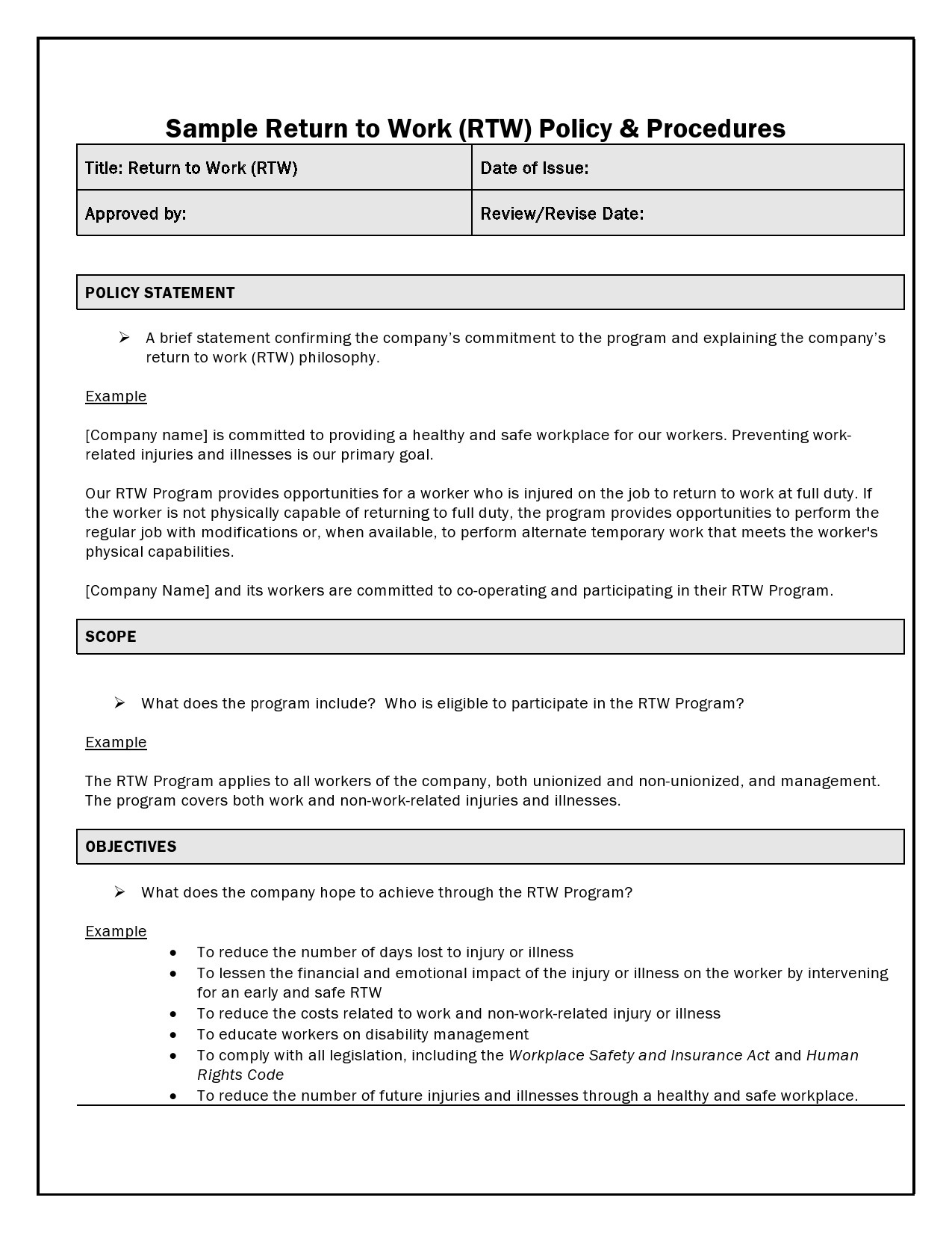 50 Free Policy And Procedure Templates (&amp;amp; Manuals) ᐅ Templatelab pertaining to Policy Template Sample