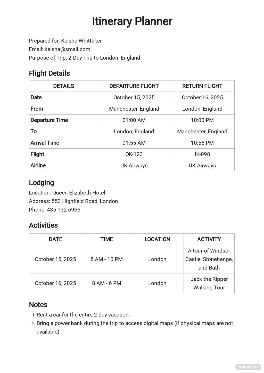 50+ Itinerary Samples, Format &amp;amp; Examples 2023 for Travel Itinerary Sample Template