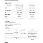 50+ Itinerary Samples, Format & Examples 2023 Inside Itinerary Template Sample