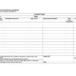 50 Printable Log Sheet Templates [Direct Download] ᐅ Templatelab For Sample Activity Log Template