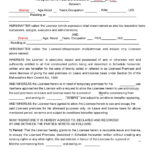 50 Professional License Agreement Templates ᐅ Templatelab Inside Free Licensing Agreement Sample Template