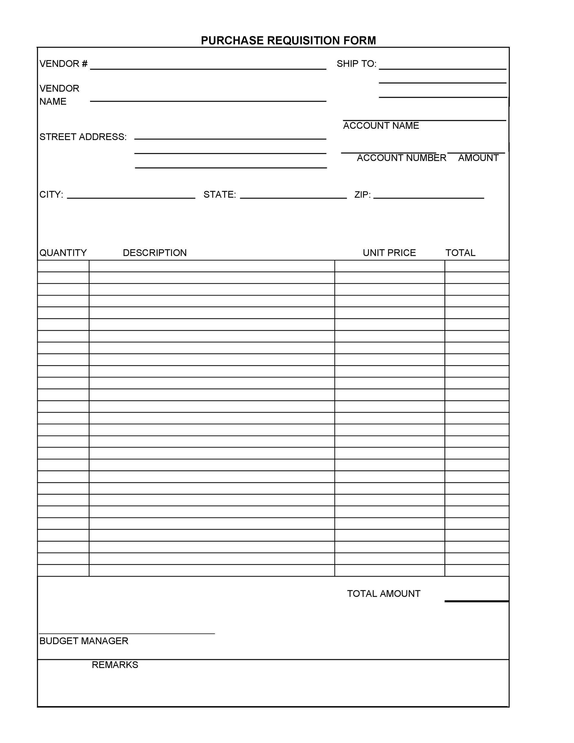 50 Professional Requisition Forms [Purchase / Materials / Lab] intended for Requisition Form Sample Template