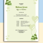 50Th Birthdays Program Template In Psd, Illustrator, Word, Pages For Birthday Party Program Sample Template