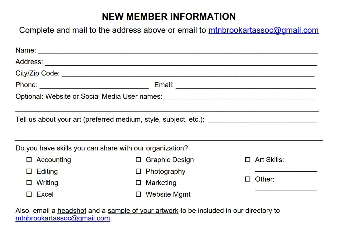 59+ Membership Form Templates For Associations • Glue Up intended for Membership Form Sample Template