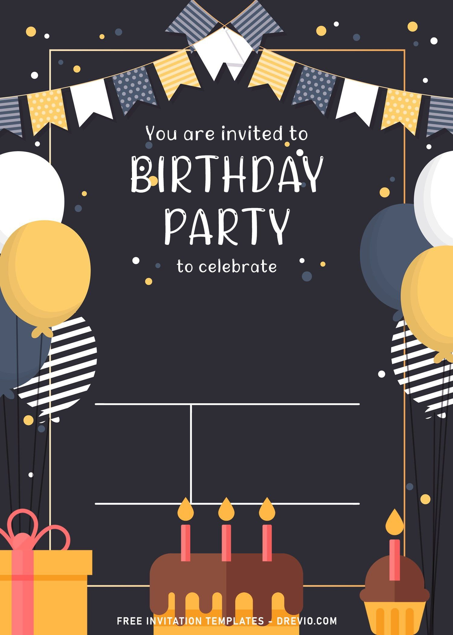 7+ Cute And Fun Birthday Invitation Templates For Any Ages throughout Birthday Invitation Sample Template