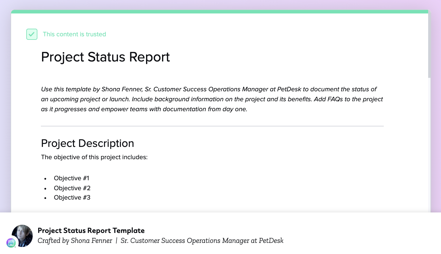 7 Essential Project Documents [+ Templates] | Guru within Documentation Sample Template