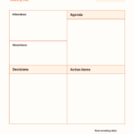 7 Meeting Minutes Templates For More Productive Meetings | Zapier For Minute Taking Sample Template