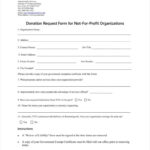 9+ Donation Application Form Templates Free Pdf Format Download Intended For Donation Form Template Sample