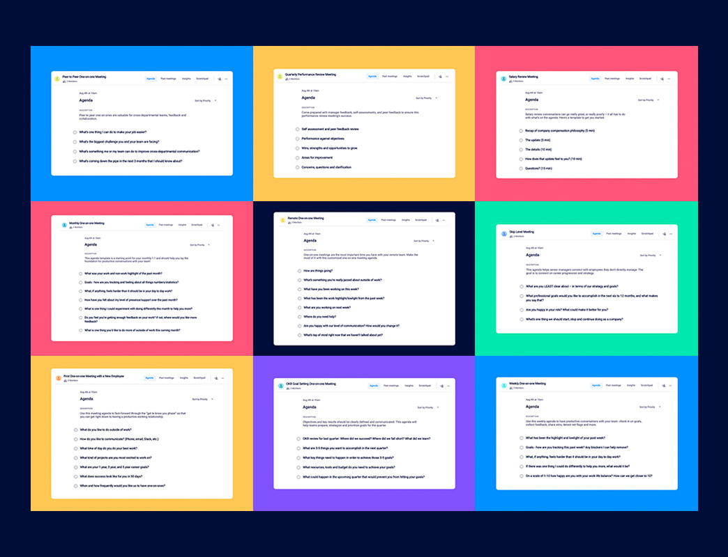 9 One-On-One Meeting Templates That Build Trust | Hypercontext intended for One on One Meeting Sample Template