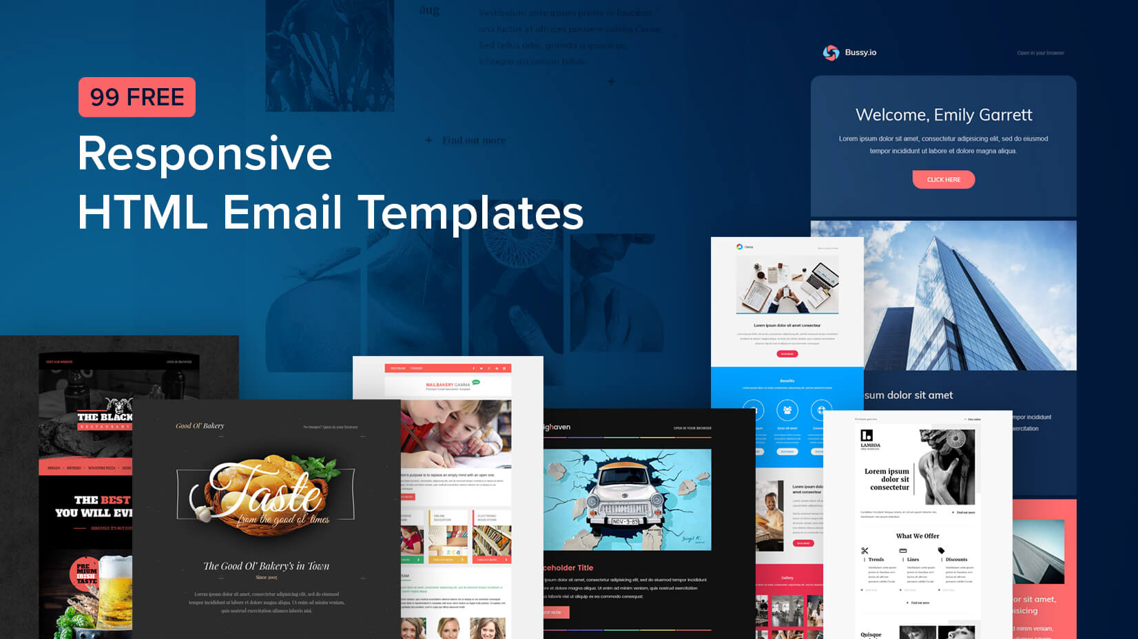 99+ Free Responsive Html Email Templates To Grab In 2022 intended for Free Email Sample Templates