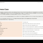 A Guide To Writing A Business Case Within Business Case Template Sample