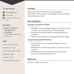 Accountant Cv Example For 2024 (Skills & Templates) With Accountant Cv Template Sample