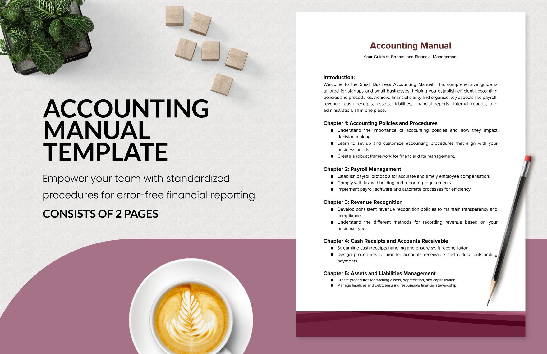 Accounting Manual Template In Word, Pdf, Google Docs - Download pertaining to Sample Accounting Policies and Procedures Template