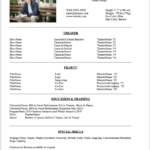 Acting Resume Free Templates (2024)   Headshots Nyc With Sample Acting Resume Template