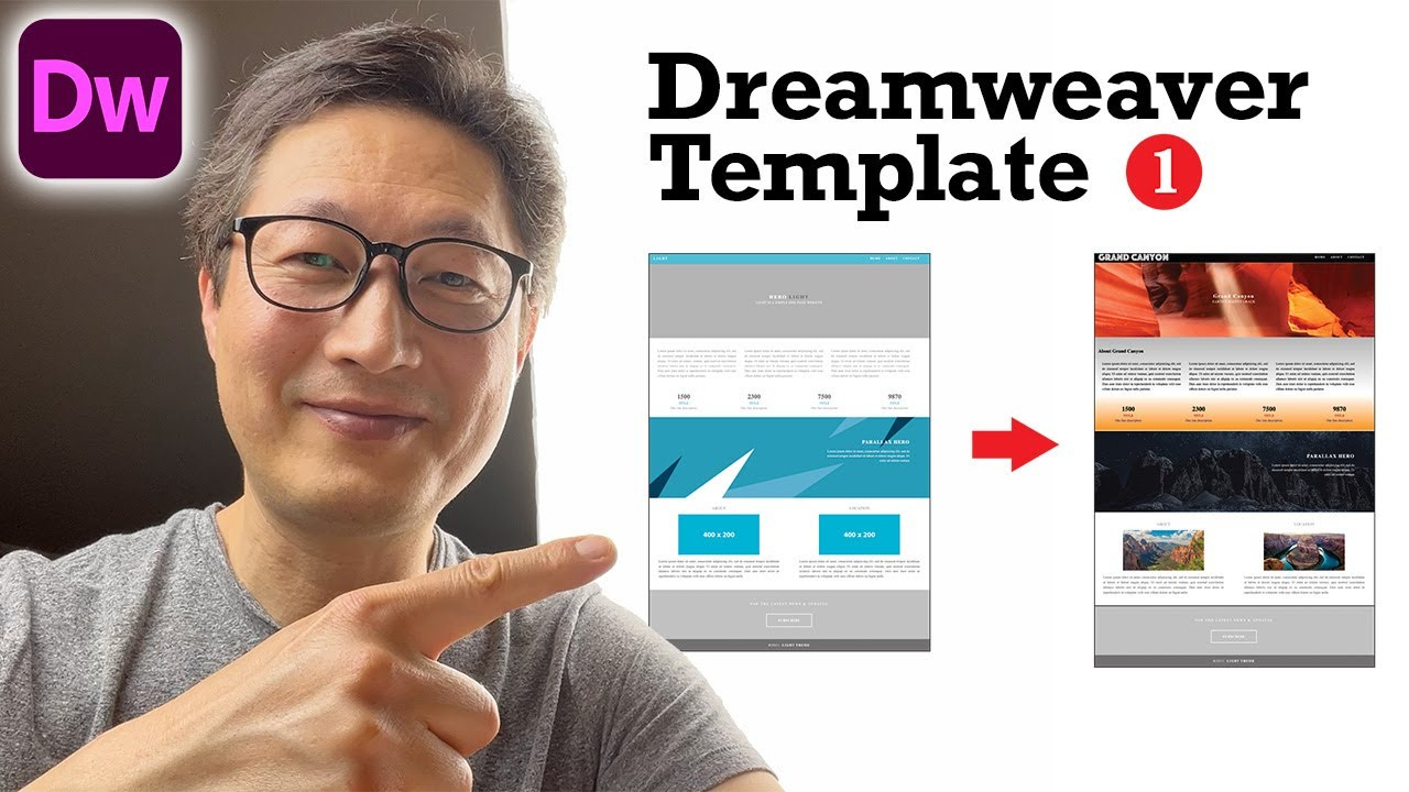 Adobe Dreamweaver Template 1 - How To Customize Dreamweaver Template inside Dreamweaver Sample Templates