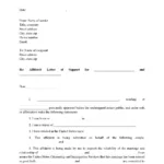 Affidavit Of Friends For I 751 | Bona Fide Marriage Letter Within I 751 Affidavit Sample Template