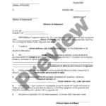 Affidavit Of Non Cohabitation For Solo Parent | Us Legal Forms In Affidavit Of Single Parent Sample Template