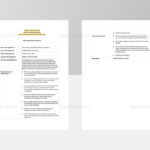 After Action Review Report Template In Word, Apple Pages With After Action Report Template Sample