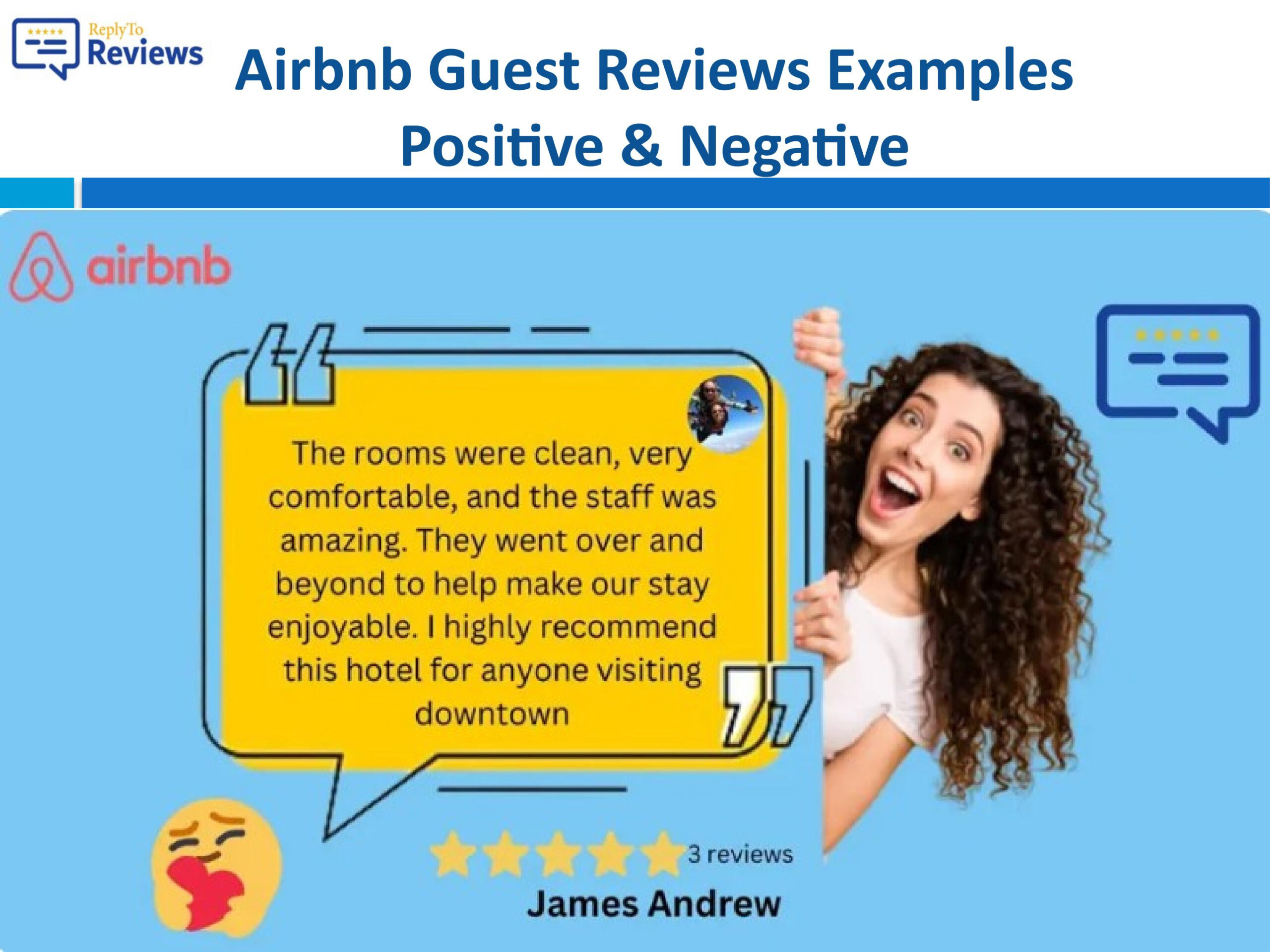 Airbnb Guest Reviews Examples Positive &amp;amp; Negativereply To for Airbnb Guest Review Template Sample